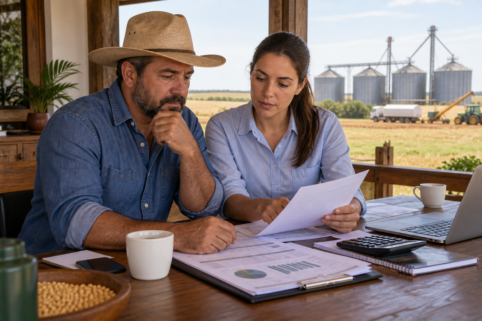 Capa editorial local sobre mercadinhos; tema: Como Controlar Custos De Irrigação E Energia Por Hectare em Uruçuí — Guia 1