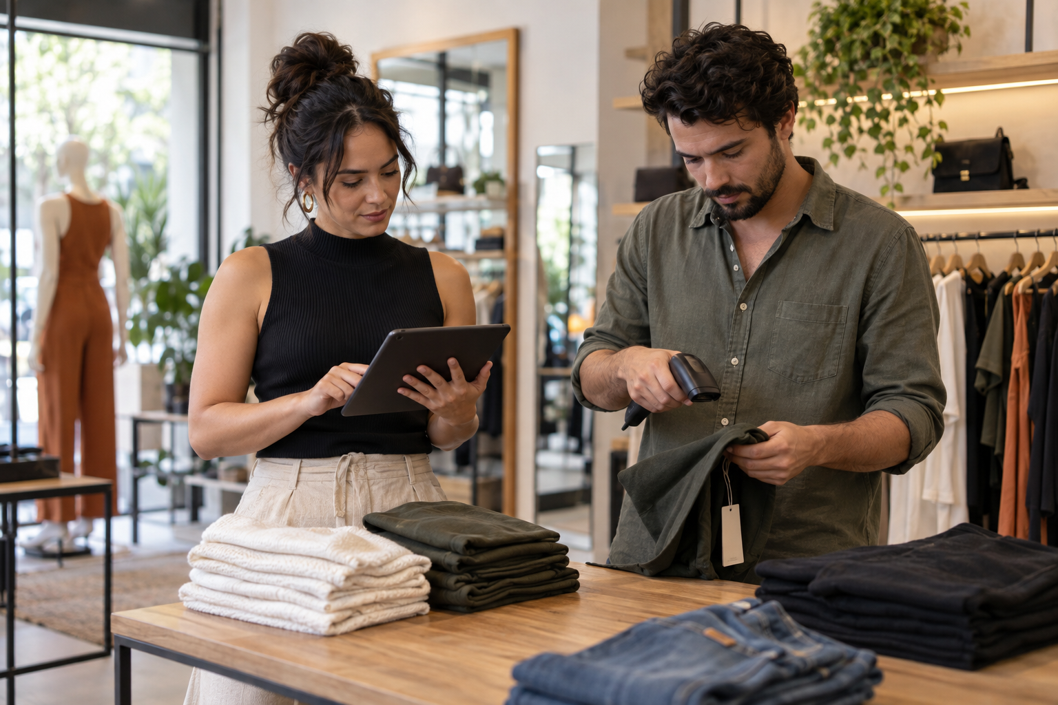 Capa editorial local sobre mercadinhos; tema: Como controlar grade de cor e tamanho na loja de roupas com vendas por Instagram — Guia 3